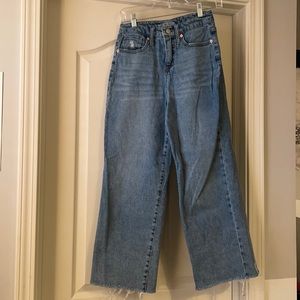 Wide leg jeans